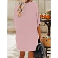 thumbnail image 3 of Womens Oversized T Shirts Loose Fit Crewneck Short Sleeve Tee Summer Tops for Women, 3 of 6