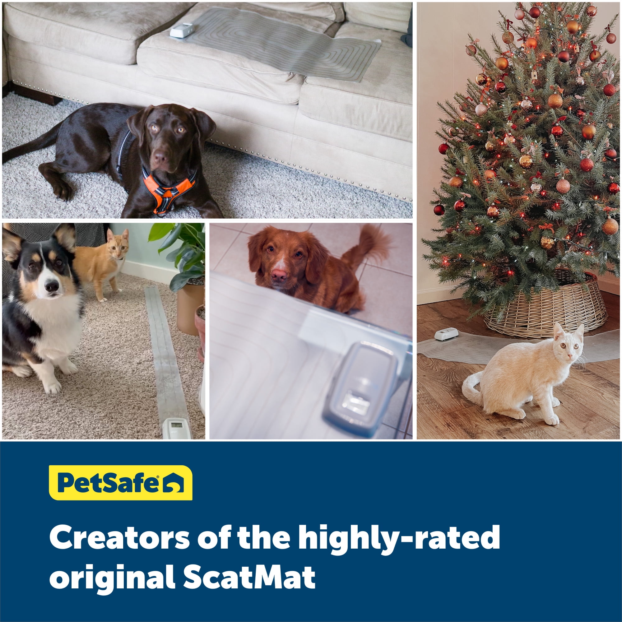Scat mat top christmas tree