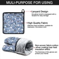 thumbnail image 7 of Dog with Woof and Bark Kitchen Oven Mitt and Pot Holder Sets 2 Pcs for Baking, Cooking and Grilling, Heat Resistant Up To 392 °F, 7 of 7