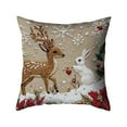 thumbnail image 2 of TanSiDing 3pcs Festive Holiday Pillow Covers, Soft Breathable Fabric with Hidden Zipper, All-Season Decorative Cushion for Sofa Living Room Bed Decor 45x45cm, 2 of 6