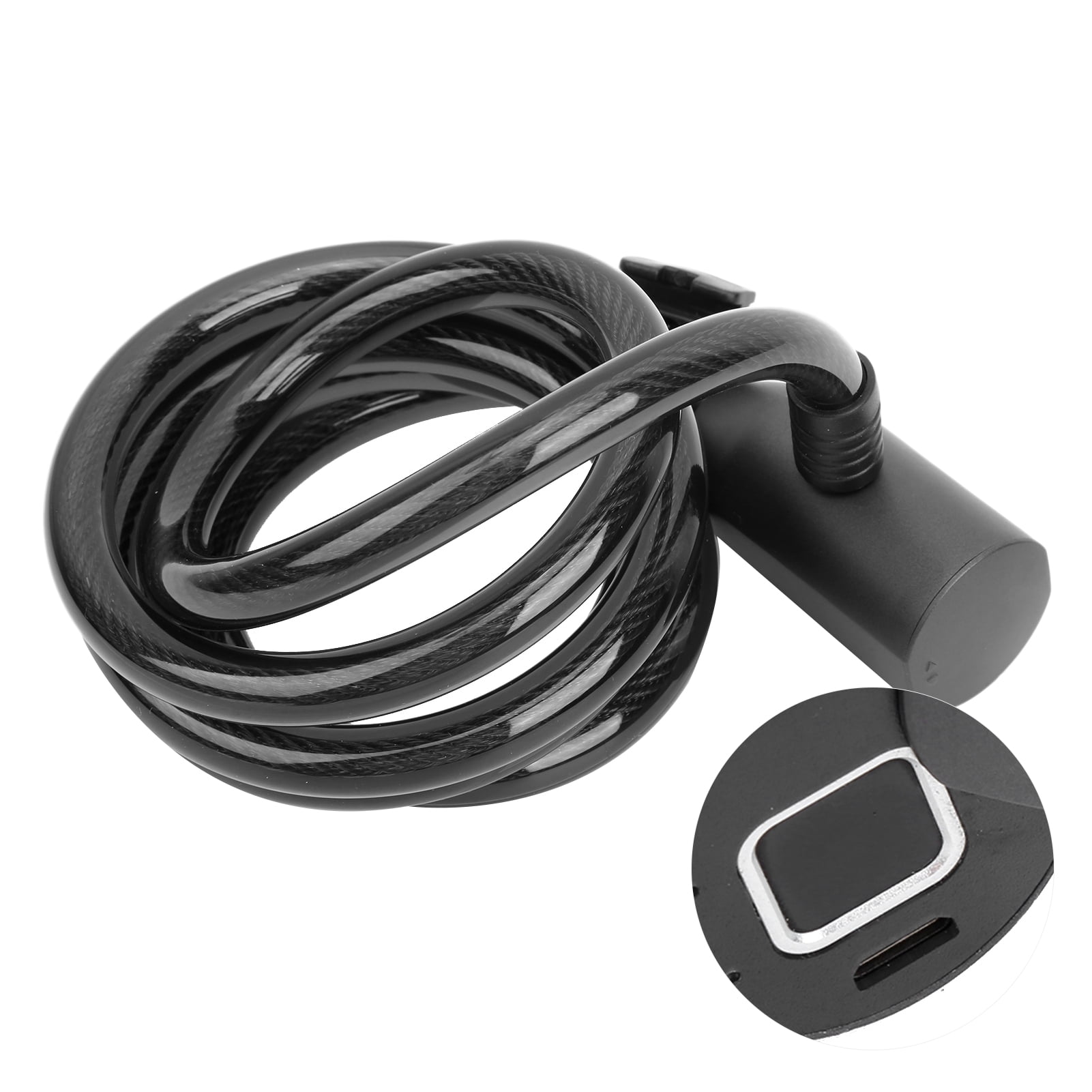 Sarapandan IP65 Rated Anti-Theft Security Waterproof Bike & Motorcycle Fingerprint Cable Lock Sarapandan
