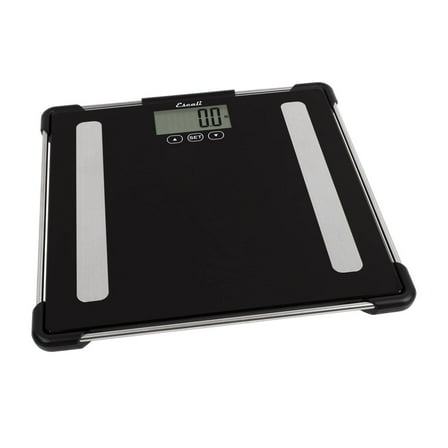 Escali 400-Pound-Capacity Body-Analyzing Glass Bathroom Scale, BF180