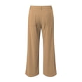 thumbnail image 5 of Mnyotv Corduroy Wide Leg Pants for Girls Vintage High Waist Trousers with Pockets Loose Solid Sweatpants Size 7-8Y, 5 of 6