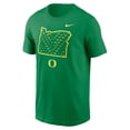 thumbnail image 2 of Men's Nike Green Oregon Ducks Campus State Shape T-Shirt, 2 of 3