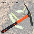 thumbnail image 3 of Giaone Heavy Duty Miniature Pick Mattock with Fiberglass Handle Garden Hand Tool for Gardening, Digging & Camping, Landscaping, 3 of 10