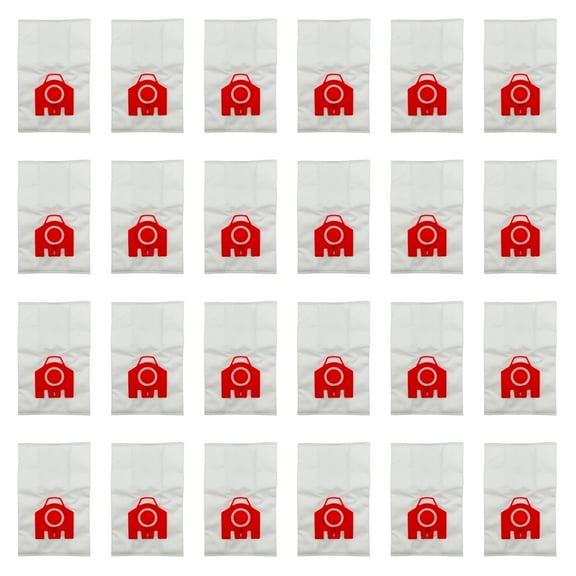 24 3D Airclean FJM Vacuum Cleaner Bags Compatible with Miele FJM, Compact C1, Compact C2, Complete C1, S241, S290, S300i, S500, S700, S4, S6 Series, Part 10123220