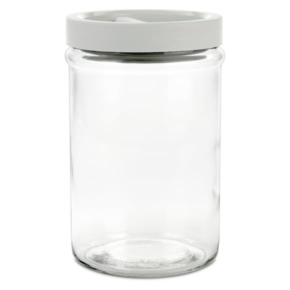 Practica Contenedor De Vidrio Con Tapa Y Agarradera De 5 Lt