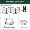 thumbnail image 3 of FXW Instant Dog Playpen, Portable Pet Fence for Outdoor, RV Trips, and Camping, 32inch, 16 Panels for Small and Medium Dogs│Patented, 3 of 6