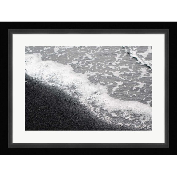 Great Art Now Black Sand No. 1 by Lisa Zinna, Framed Wall Art, 33W x 25H