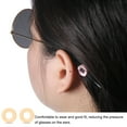 thumbnail image 5 of 18 Pairs Glasses Ear Grip 0.52" Silicone Ring Type Eyewear Retainer, Skin Color, 5 of 7