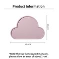 thumbnail image 2 of Pet Food Mats Dog Cat Feeding Mat Cloud Silicone Pad Anti-Slip Waterproof Anti-Slip Bowl Placemat, 2 of 6