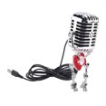 thumbnail image 1 of Retro Style Vintage Microphone Robot Lámpara de Escritorio, Lámpara de Mesa R, 1 of 6