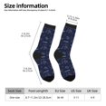 thumbnail image 2 of Lukts Hockey Players Pattern Womens Crew Soft Moisture-wicking Socks,Moisture Control Crew Socks,Mid Calf Socks, 2 of 6