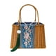 thumbnail image 4 of Bolso de mimbre con cordón ajustable, bolso de mano tejido de ratán para uso diario B, 4 of 9