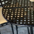 thumbnail image 7 of Mandalay Iron 3 Piece Patio Bistro Set in Bronze, 7 of 7