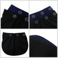thumbnail image 5 of DouHu 2 Pack - 18*17cm Rallonge de Pantalon de Maternité Ceinture de Maternité Rallonge de Ceinture de Maternité Pantalon Ajustable Rallonge de Ceinture de Maternité, 5 of 5