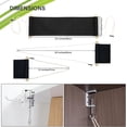 thumbnail image 4 of Canvas Foot Rest Hammock, Adjustable Mini Foot Rest Stand Under Desk, 4 of 4