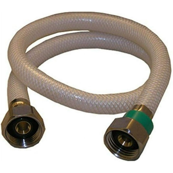 LASCO 10-2425 1/2-Inch Female Iron Pipe by 1/2-Inch Female Iron Pipe by 24-Inch Flex Braided Vinyl Water Supply