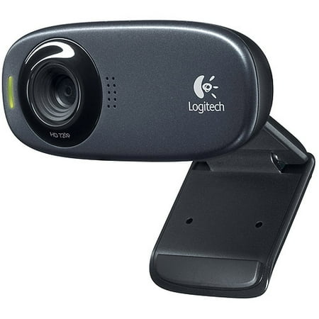 Logitech HD C310 Portable Webcam, 5MP, Black