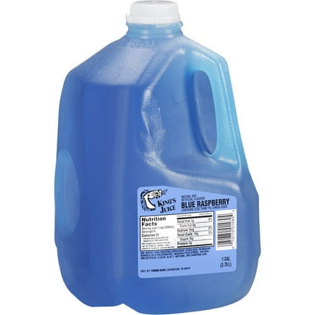 Turner King's Juice Blue Raspberry Juice Drink, 1 Gallon - Walmart.com