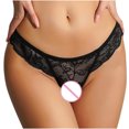 thumbnail image 4 of HUPOM Satin Panties Underwear For Women High Waist Leisure Tie Seamless Waistband Black S, 4 of 8