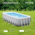 thumbnail image 2 of INTEX Prism Frame 16' x 8' x 42\" Above Ground Swimming Pool Set, 2 of 9