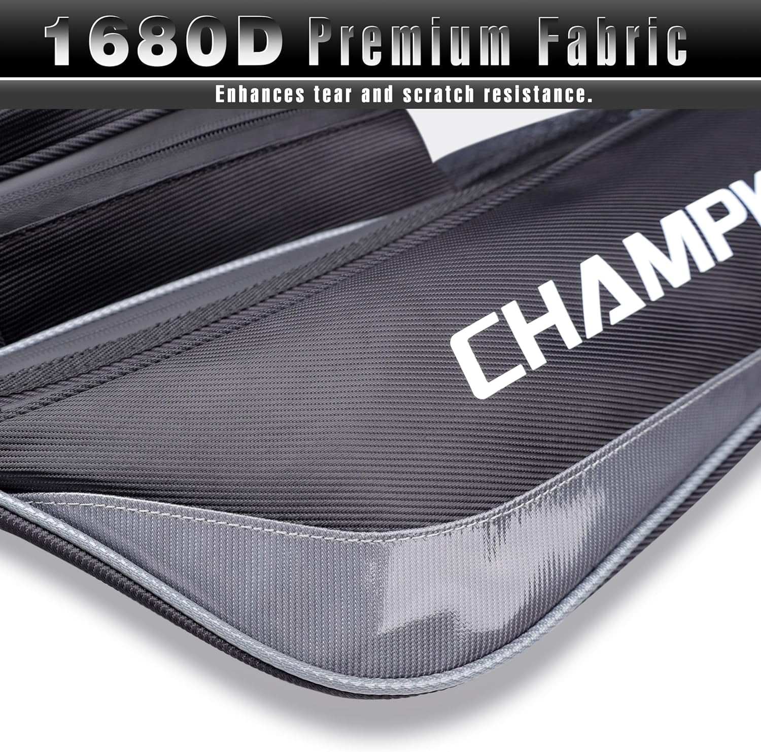 Premium Sunday Bag with Stand and Strap - Professional Pitch and Putt Lightweight Golf Bag for The Driving Range, Par 3 and Executive Courses (Black)