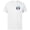 White, variant on Alphabet Monogram Frozen Letter O for Olaf - Short Sleeve Cotton T-Shirt for Adults - Customized-Black