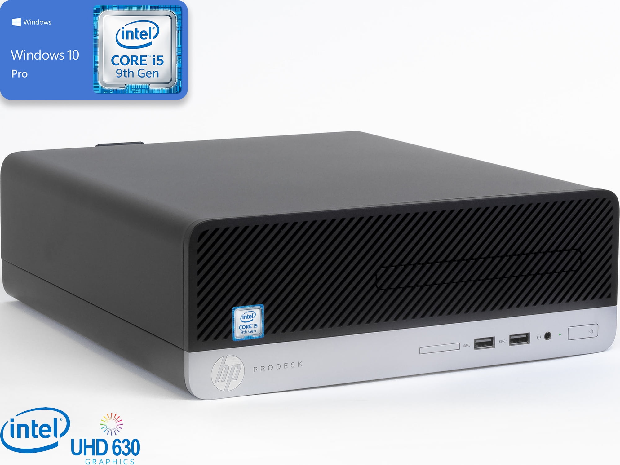 HP ProDesk 400 G6 Desktop, Intel Core i5-9500 Upto 4.4GHz, 16GB RAM, 256GB  NVMe SSD + 500GB HDD, DisplayPort, HDMI, Wi-Fi, Bluetooth, Windows 10 Pro