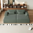 thumbnail image 4 of 102" Oversized Corduroy Sectional Lounge Chaise, Corduroy Loveseat Sofa Bed,Fluffy Modern Sleeper Chair for Indoor Living Room Bedroom ,No Assembly Required, 4 of 21