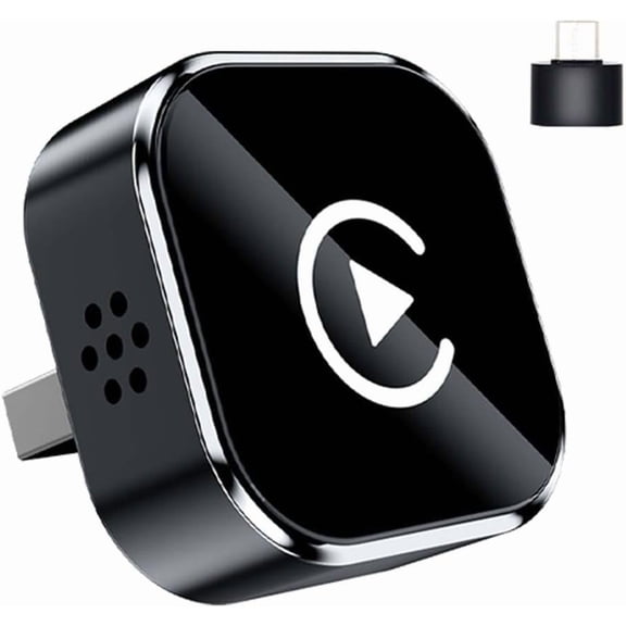 Screen Mirror for iOS Phone, Wired to Wireless Carplay Adapter,Upgrade 3 in 1 Wireless Adapter with Mirroring & Bluetooth, Plug & Play Instant, Fast and Stable Connection