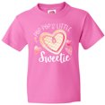 thumbnail image 3 of Inktastic Pop Pop's Little Sweetie with Pink Heart Cookie Youth T-Shirt, 3 of 5