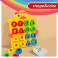 Zenghuiiii Shape Matching Game 2024 New Children Puzzles Geometric Shape Quick Matching Board