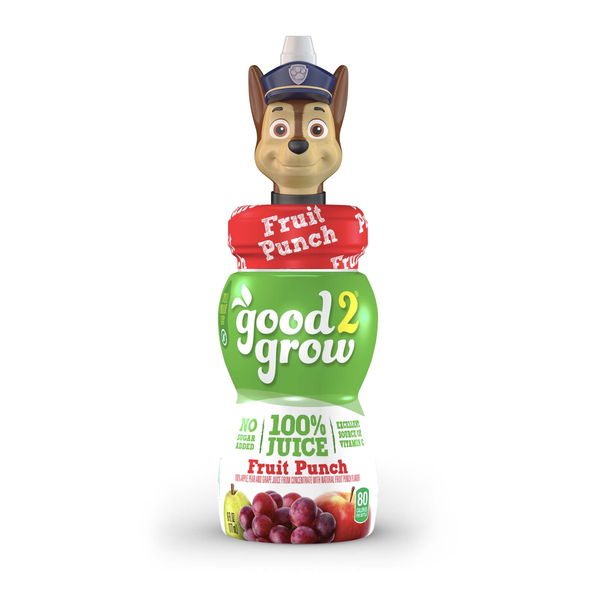 good2grow 6oz 100% Fruit Punch Juice Single Serve (Character Tops Vary)