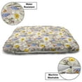thumbnail image 3 of Floral Pet Bed, Jolly Nature Spring Revival Daffodil Muscari Butterfly Rhythmic Print, Resistant Pad for Dogs and Cats Cushion with Removable Cover, 24" x 39", Pale Salmon Multicolor, by Ambesonne, 3 of 4
