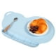 thumbnail image 1 of Tapete de silicona para bebé, antideslizante, Impermeable, Plegable, Cena Para Niños, Juego Azul Claro, 1 of 5