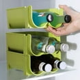 thumbnail image 5 of Storage Rack,Stackable Beverage Storage Rack Plastic Organizer For Pantry Kitchen Or Fridge Perfect For Wine And Beer Cans And Maintain, 5 of 7