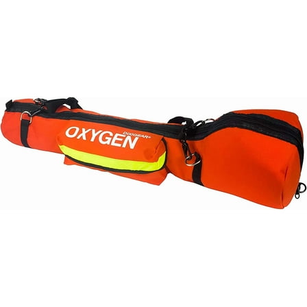 Dixie Ems O2 Shoulder Bag for E Size O2 Cylinder and Supplies, Oxygen Tank Carry Pack with Padding