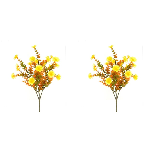 Clearance! Artificial Fall Mums Flowers For Outdoor Decor Fall Decorations Indoor No Fade Fall Decor For Front Porch Pot Decor A Variety Of Types Can Be Combined With Their Own Preferences