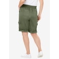 thumbnail image 2 of Woman Within Plus Size Convertible Length Cargo Bermuda/Short, 2 of 5