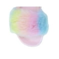 thumbnail image 2 of First Steps Rainbow Faux Fur Slide Sandal (Toddler Girls), 2 of 3