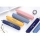 thumbnail image 3 of Mini Pencil Case,Colored Cute Pencil Bags Lovely Stationery Pen Pouch with Zipper for Girls, Kids,School Student Stationery Office Supplies (grey blue), 3 of 5