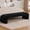 Black, variant on HIUU 70"White Bench for Bedroom,Bed Benches for Foot of Bed with Streamline Design,Fabric Ottoman Bench with Soft Teddy Fabric,Modern Bedroom Benches for Living Room and Bedroom, Entryway