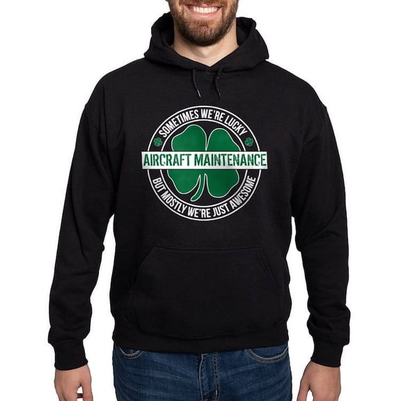 CafePress - Aircraft Maintenance Luck Hoodie (Dark) - Pullover Hoodie, Classic, Comfortable Hooded Sweatshirt