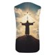 thumbnail image 4 of Camiseta sin mangas de cuello redondo para hombre, estilo informal, con estampado hawaiano, sin mangas, deportiva, con cuello redondo, 4 of 4