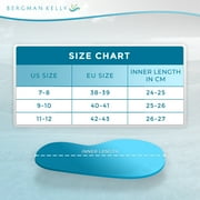 Bergman Kelly USA Womens Scuff Clog Coral Fleece Memory Foam Slippers Indoor / Outdoor House Shoes (Bubbles Collection)