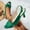 Green, variant on Women Slingback Pumps Peep Open Toe Kitten Low Heel Ankle Strap Sandals Dress Shoes Party Red 9.5(43)
