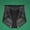 Black, variant on Women Tummy Control Underwear,High Waisted Lace Panties, High Cut Silky Soft Ladies Postpartum Brief