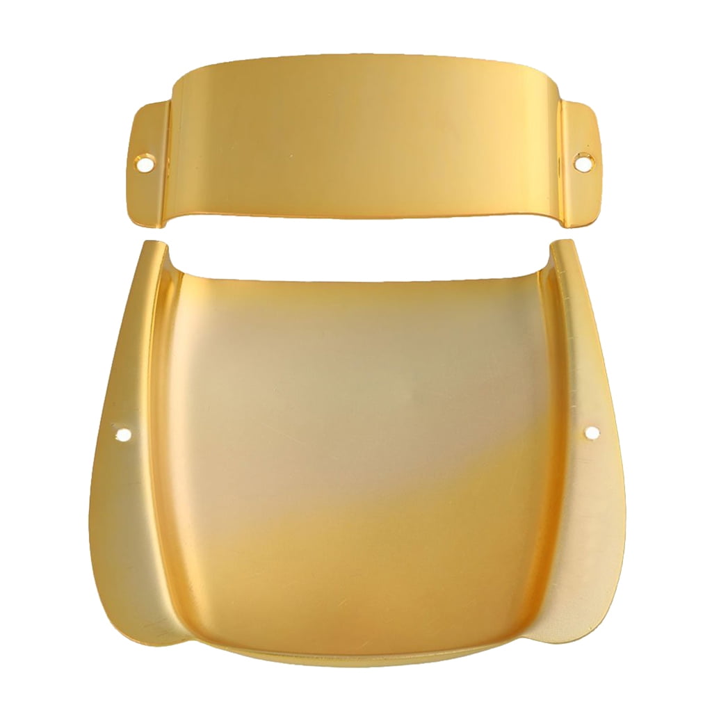 Zinc Alloy Guitar Bridge&Pickup Cover for Electric Bass Golden