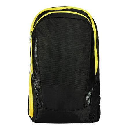 YAHHU 50L Badminton Tennis Racquet Backpack for Adults and Teens, Independent Shoe Compartment Sports Bag, Black and Yellow